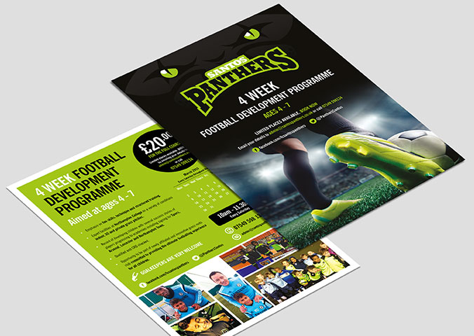 Santos Panthers - print design